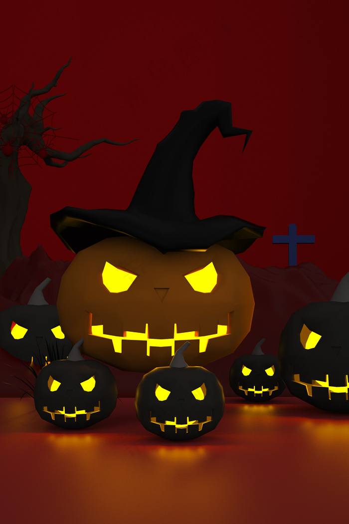 c4d万圣节背景