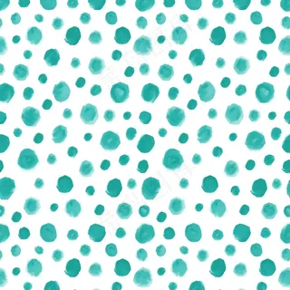 水彩画圆点图案蓝色