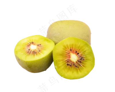 切开的绿色猕猴桃