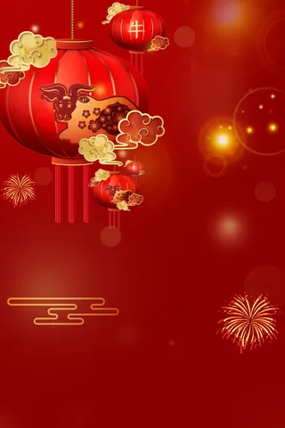 灯笼灯笼红色中国风