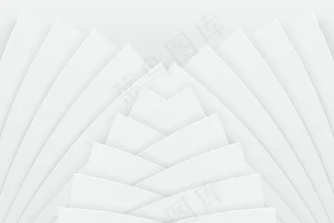 带有动态形状的白色背景