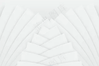 带有动态形状的白色背景