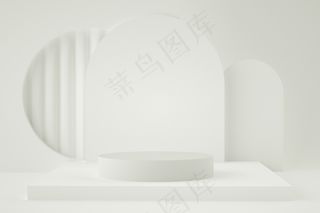 用于产品放置的全息三维几何舞台