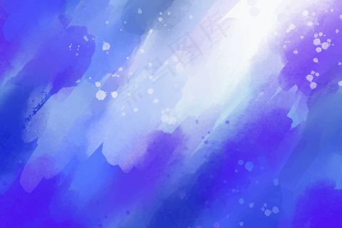 彩色背景水彩风格
