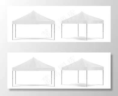 白色折叠促销帐篷 白色折叠促销帐篷
