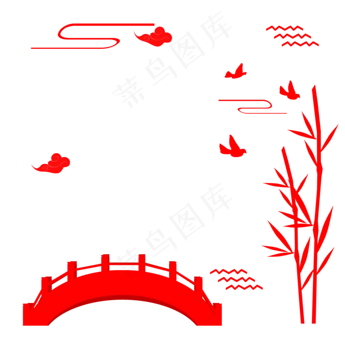 中秋底纹(2000X2000(DPI:300))psd模版下载