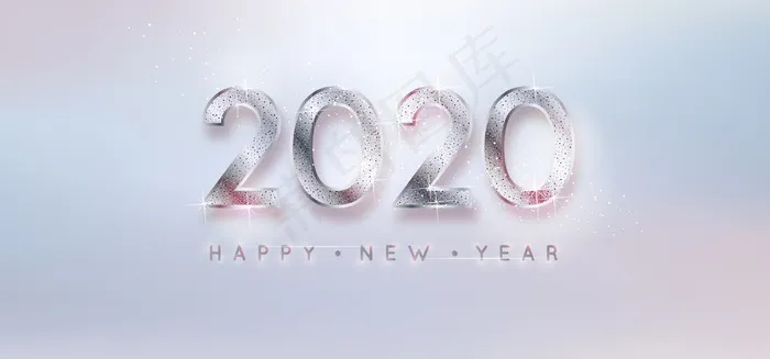 银背景2020新年