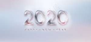 银背景2020新年