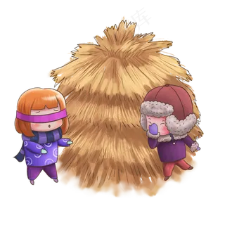 秋季手绘免抠元素