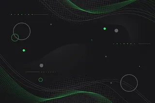 带圆圈的半色调点背景