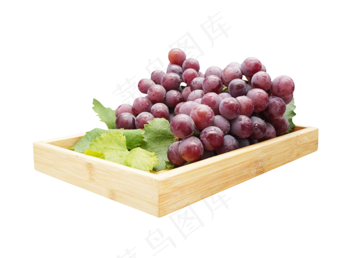 木质果盘葡萄