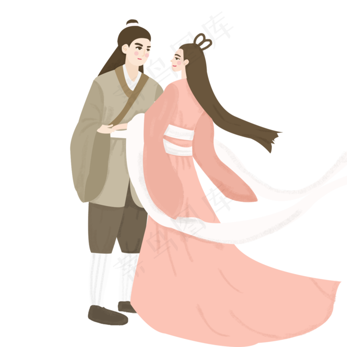 文艺七夕古风装饰元素