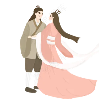 文艺七夕古风装饰元素