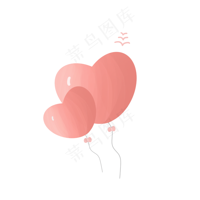七夕粉色气球