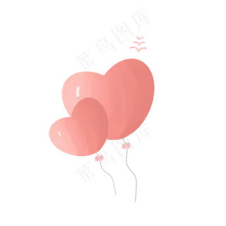 七夕粉色气球