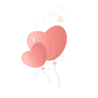 七夕粉色气球