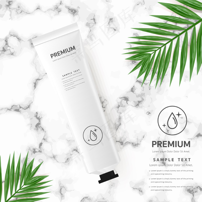 包装与背景分离的漂亮脸蛋。