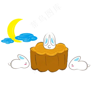 中秋节月饼玉兔