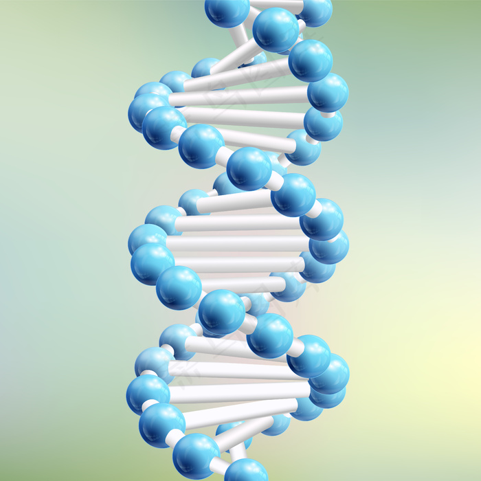 具有分子结构的抽象科学 dna