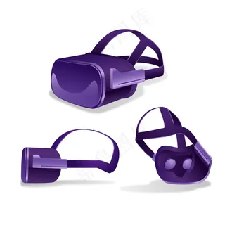 一套逼真的vr耳机