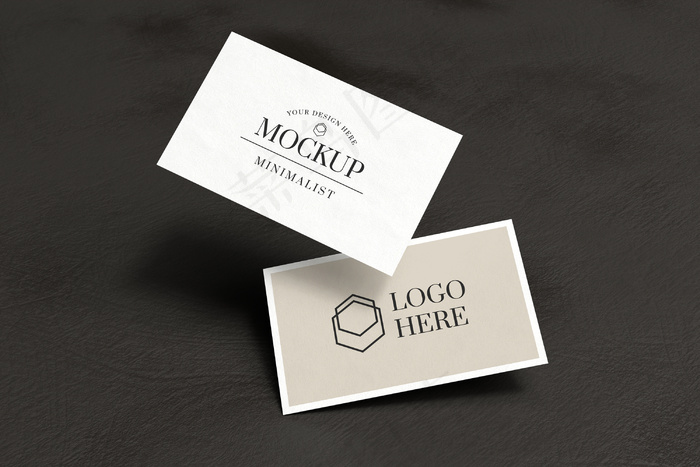 白色名片模型样机
