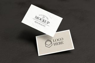 白色名片模型样机