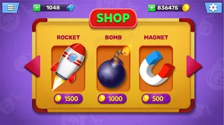 幻想游戏商店和商店菜单屏幕