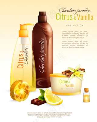 营养成分手工化妆品海报