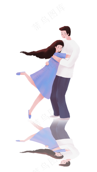 情人节主题之情人拥抱