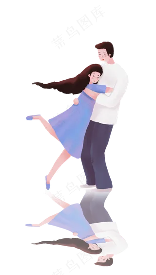 情人节主题之情人拥抱