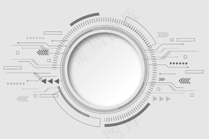 白色技术背景eps,ai矢量模版下载