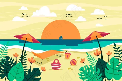 夏季景观-缩放背景 夏季景观-缩放背景
