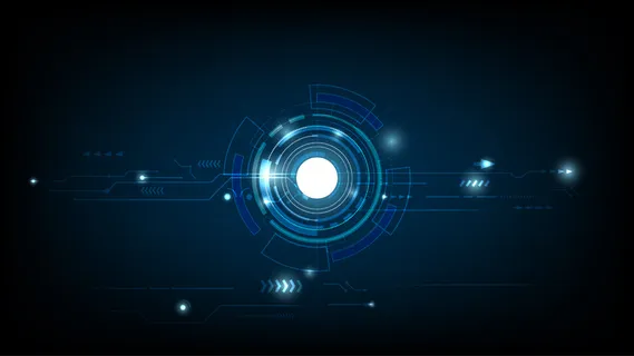 抽象技术圈数字高新技术设计。 抽象技术圈数字高新技术设计。