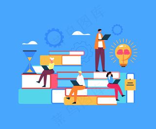 人们读学生的性格书。教育学习观。