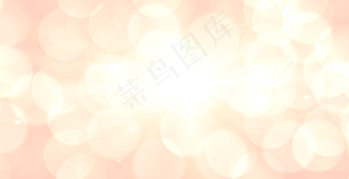 带文本空格的软(bokeh)散景横幅banner