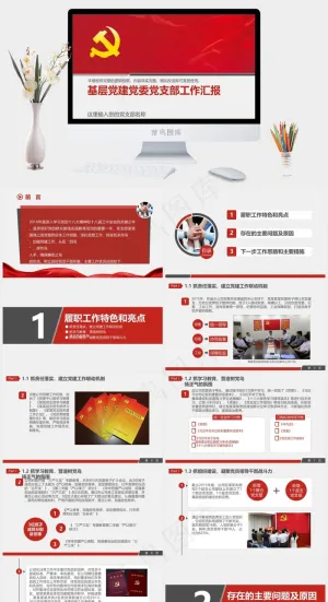 工作汇报
红色灰色营销PPT模板