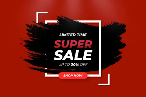 抽象深色超级大卖场背景