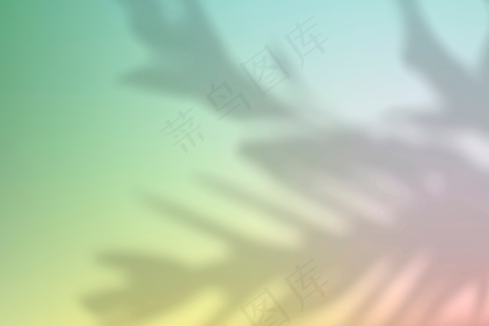 带叶影的彩色渐变背景矢量eps,ai矢量模版下载