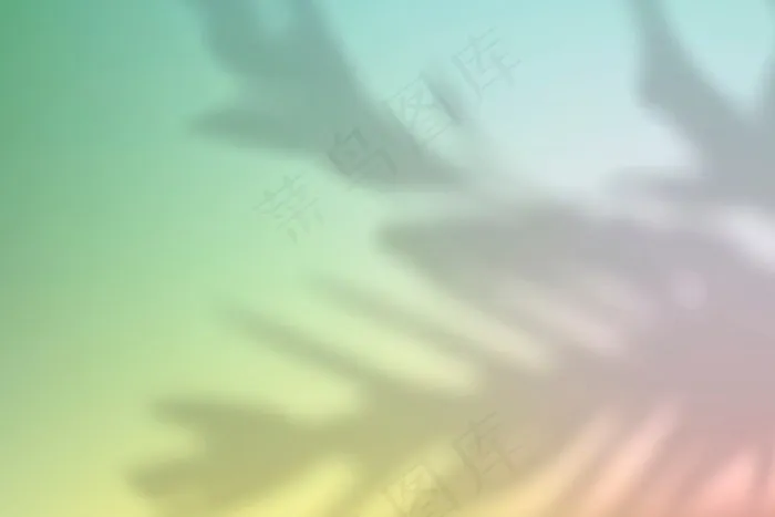 带叶影的彩色渐变背景矢量eps,ai矢量模版下载