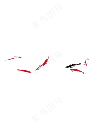 国画中国风高清免扣素材-鱼