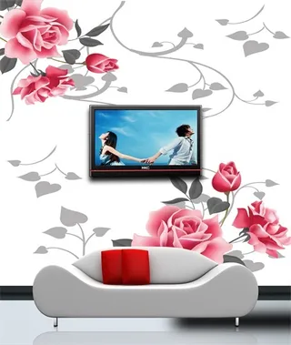 电视墙背景画效果图片