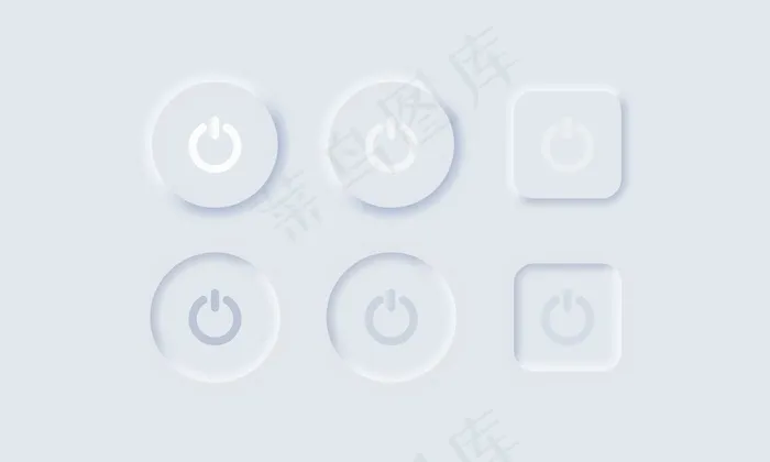 开机关机用户界面eps,ai矢量模版下载