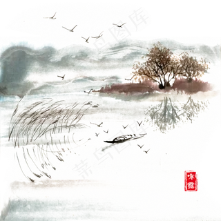 中国风节气寒露苍苍