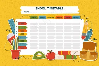 带书平面设计学校时间表