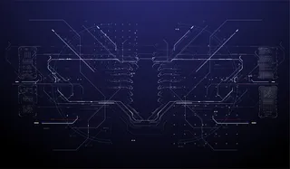 未来现代hud界面屏幕设计