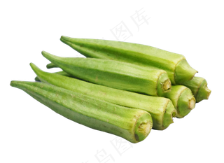 绿色的蔬菜秋葵