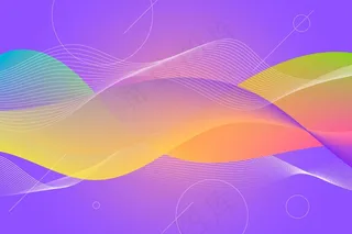 彩色流背景