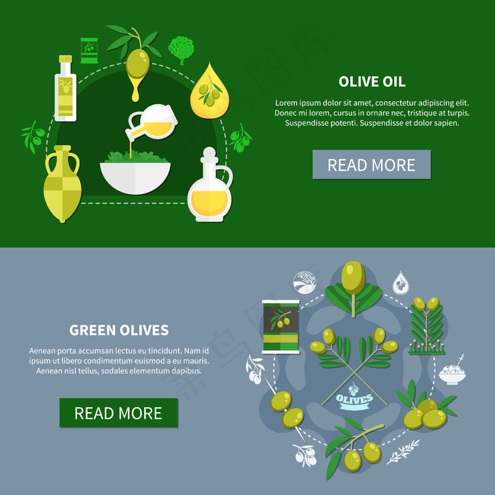 绿橄榄横幅banner
