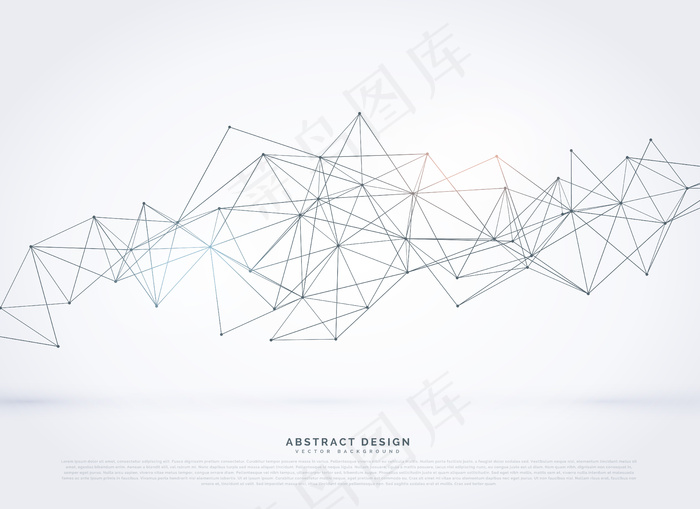 线框背景几何技术