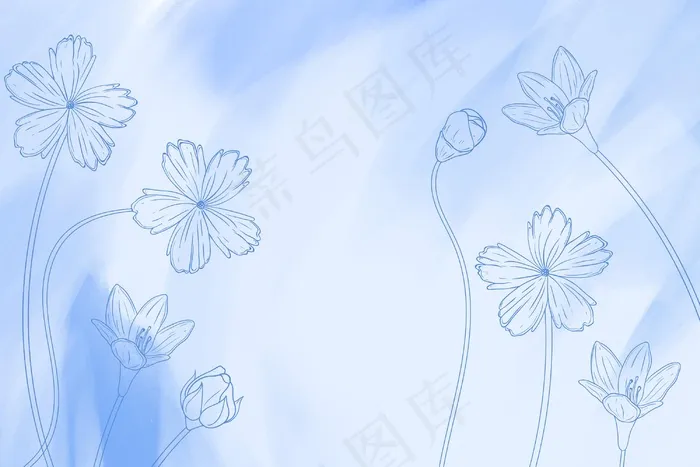 手绘元素背景eps,ai矢量模版下载